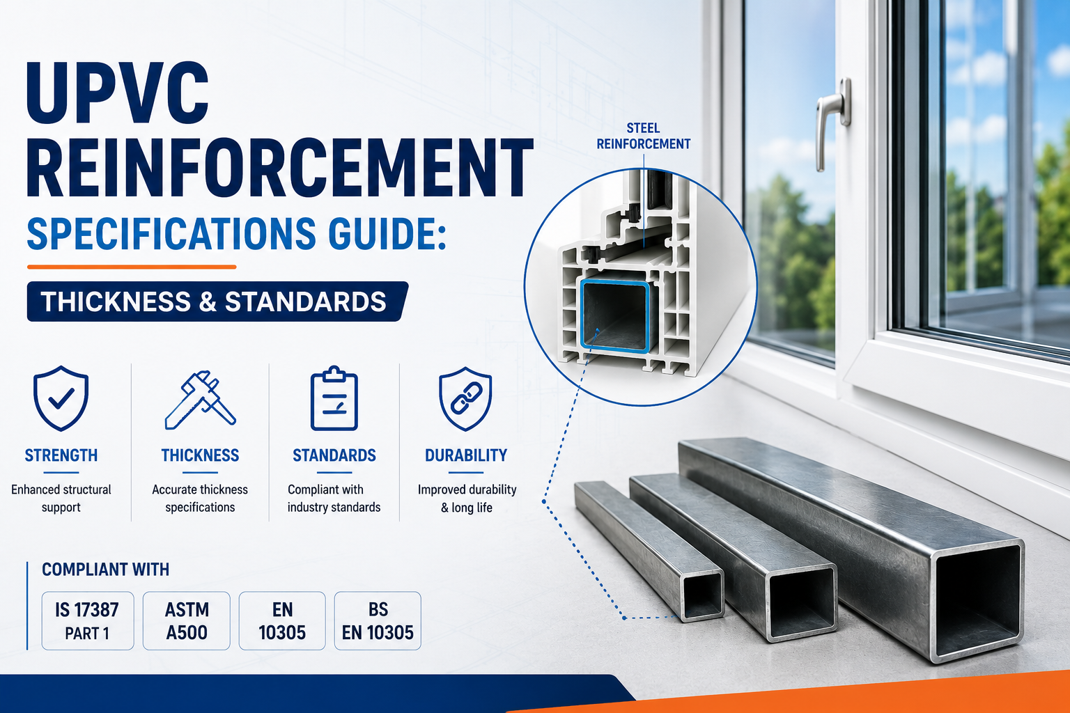 Complete UPVC Reinforcement Specifications Guide: Thickness & Standards